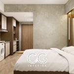 (Desain apartemen tipe studio) Sumber: dokumentasi pribadi, 2025