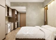 (Desain apartemen tipe studio) Sumber: dokumentasi pribadi, 2025