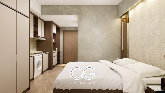 (Desain apartemen tipe studio) Sumber: dokumentasi pribadi, 2025
