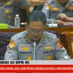Astamarena Kapolri, Komjen Pol Wahyu Hadiningrat menyampaikan pengajuan anggaran untuk Polri pada tahun 2026 mencapai Rp63,7 triliun. [Tangkapan layar]