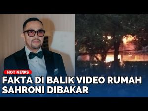 Video Viral Kebakaran Rumah Mewah di Bandung, Dikaitkan dengan Anggota DPR RI Ahmad Sahroni Ternyata Hoaks