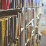 books organized in a shelf
