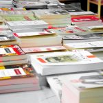a stack of books