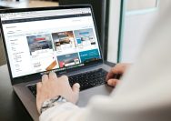 person using MacBook Pro