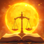 ai generated, libra, horizontal, horoscope, astrology