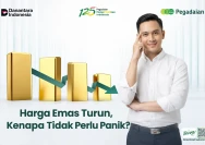 Harga Emas Turun Tidak Perlu Panik!Fluktuasi Harga Adalah Hal Wajar Dalam Investasi, Termasuk Emas