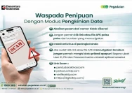 Waspada Penipuan, Pegadaian mengimbau Sahabat Pegadaian untuk selalu berhati-hati terhadap pesan tak dikenal
